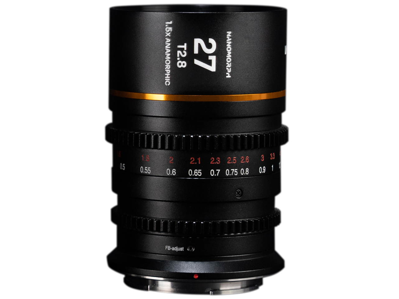 LAOWA Nanomorph 27mm T2.8 1.5x Cine Amber [マイクロフォーサーズ用]