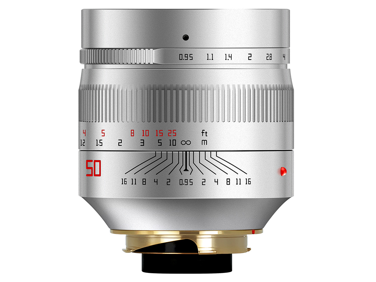 TTArtisan 50mm f/0.95 ASPH [マットシルバー]